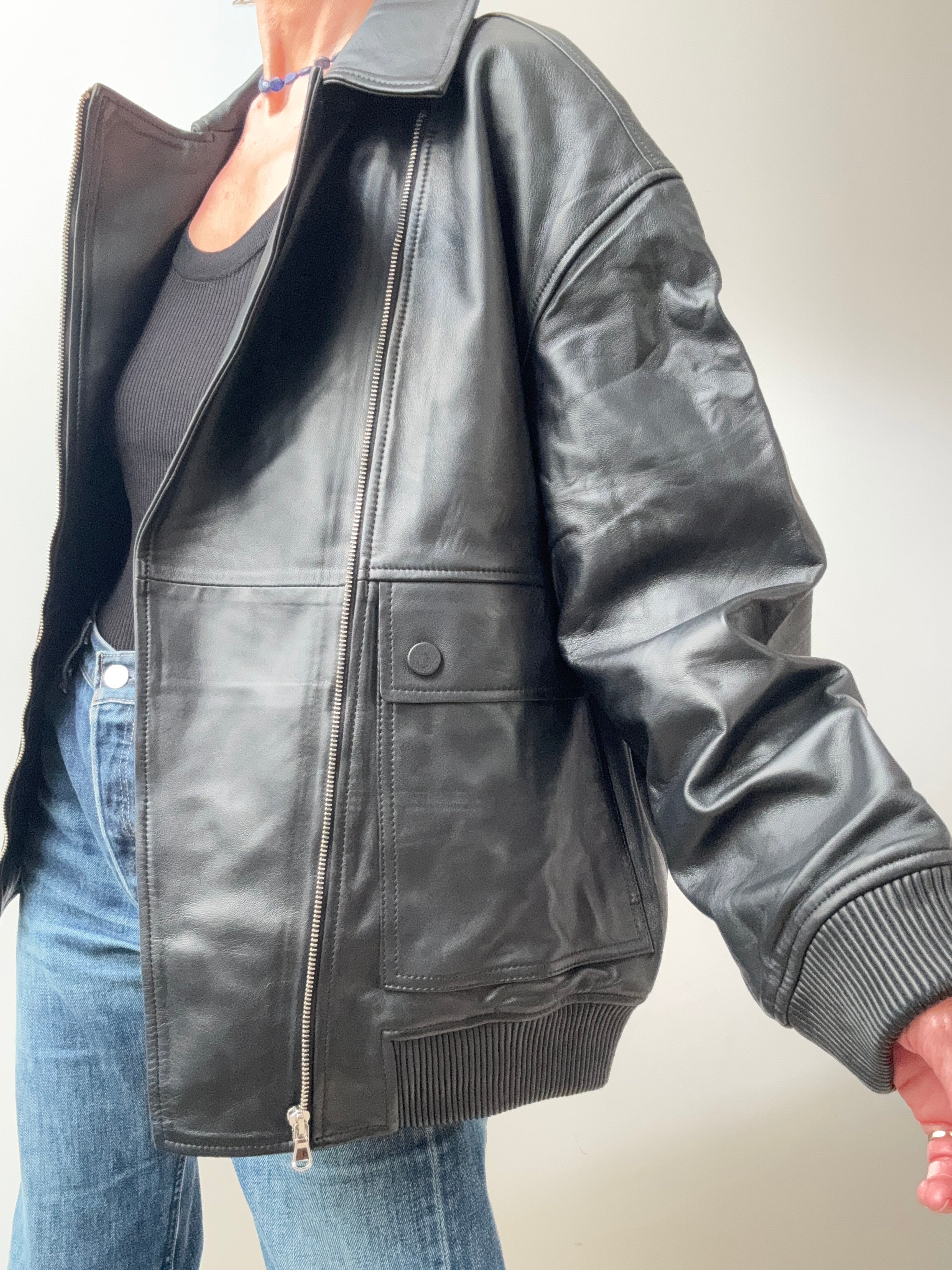Yves Salomon Leather Bomber | Jackets