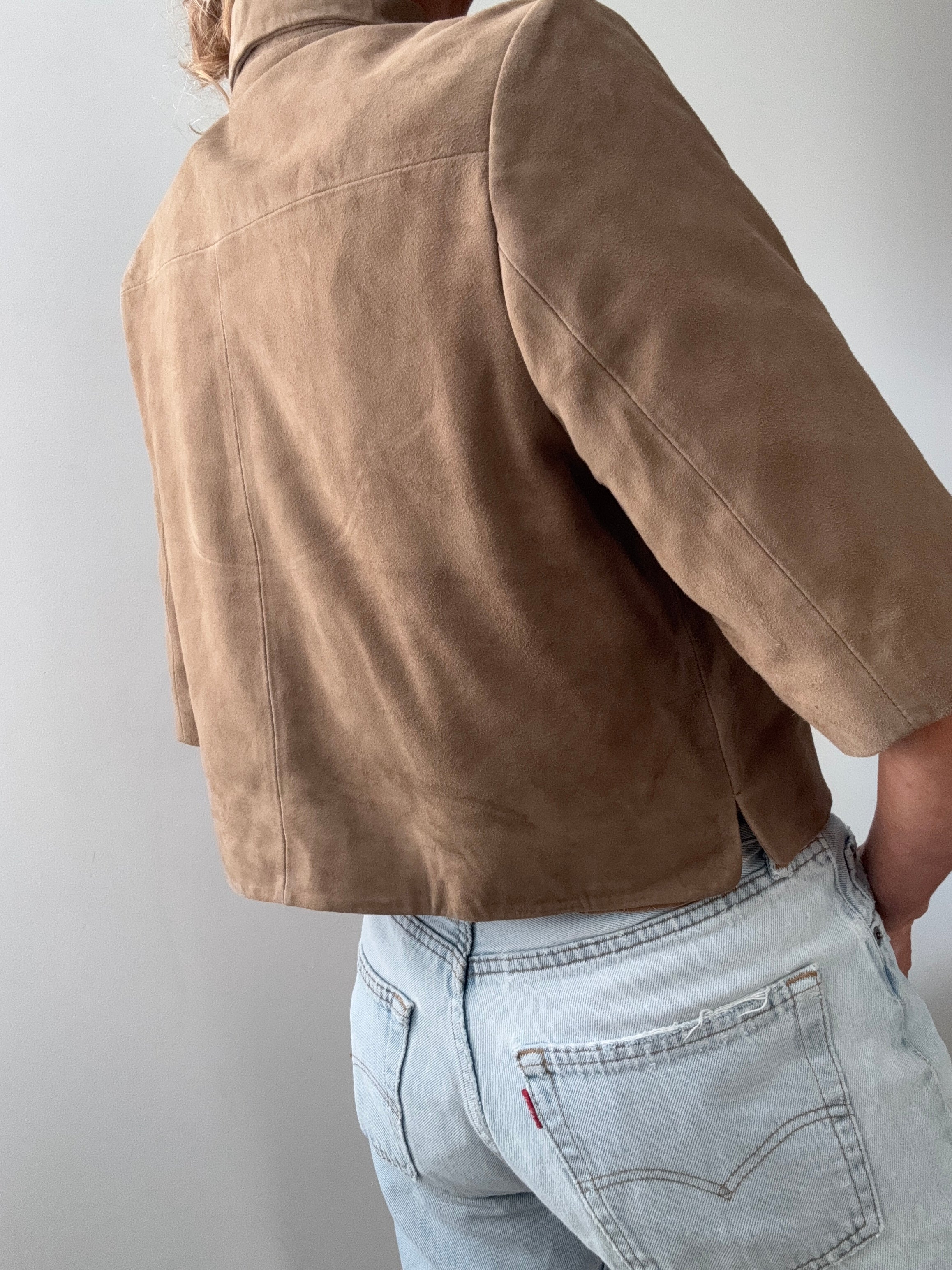 Zapa Paris Shirts Cropped Suede Celina Shirt