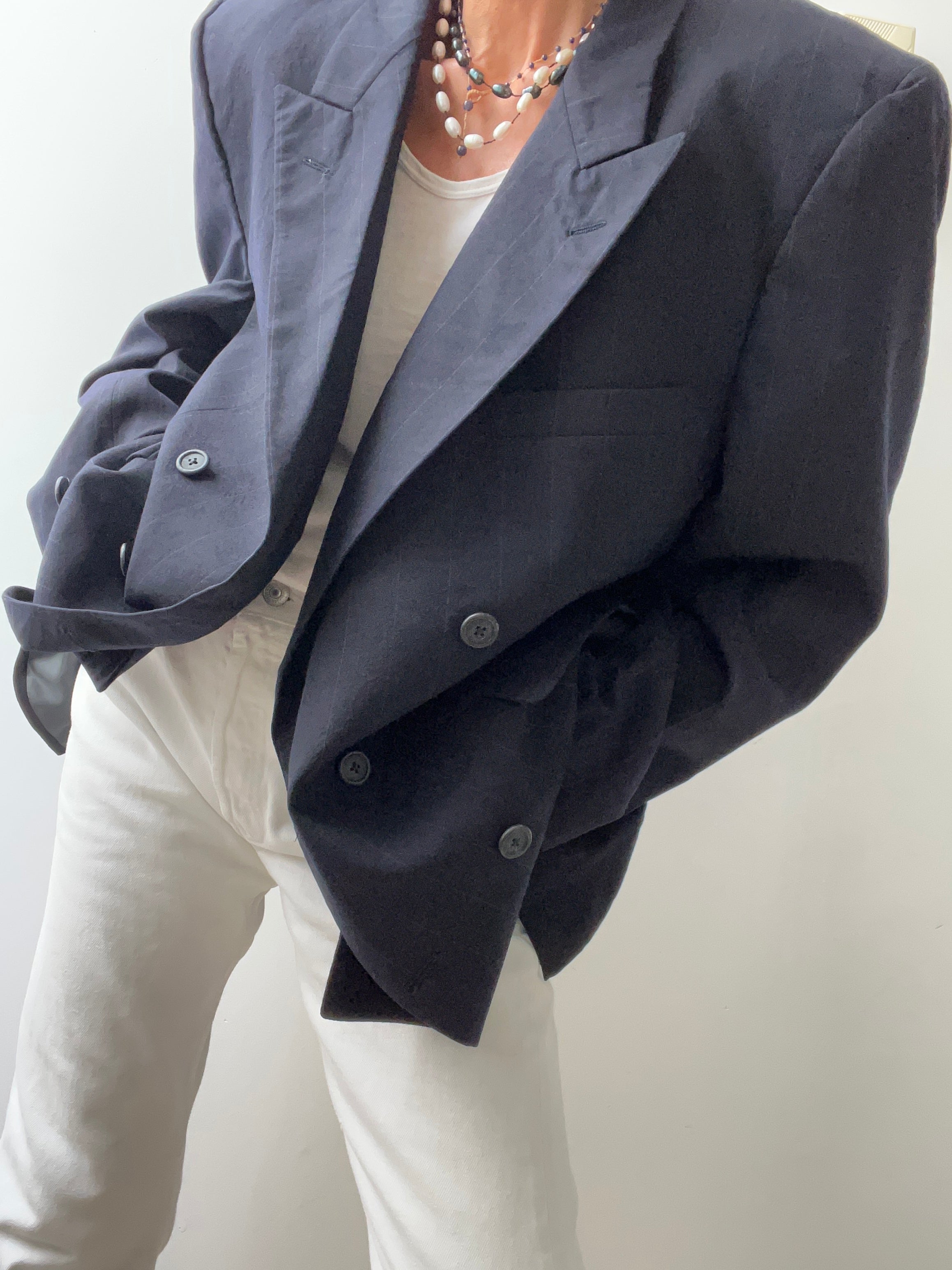 burberry double breasted blazer
