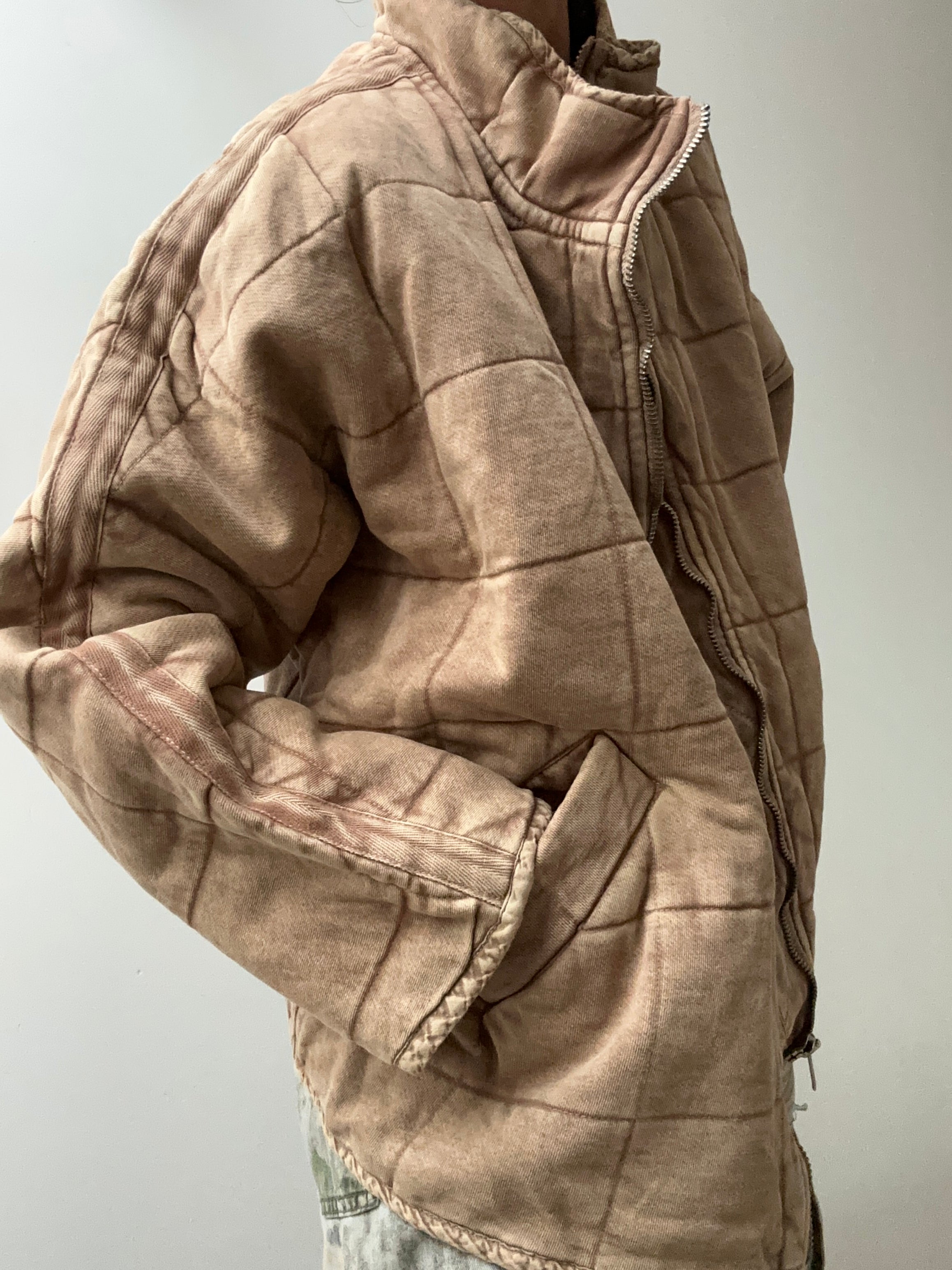 Free People Jackets We The Free Dolman Quilted Jacket Beige
