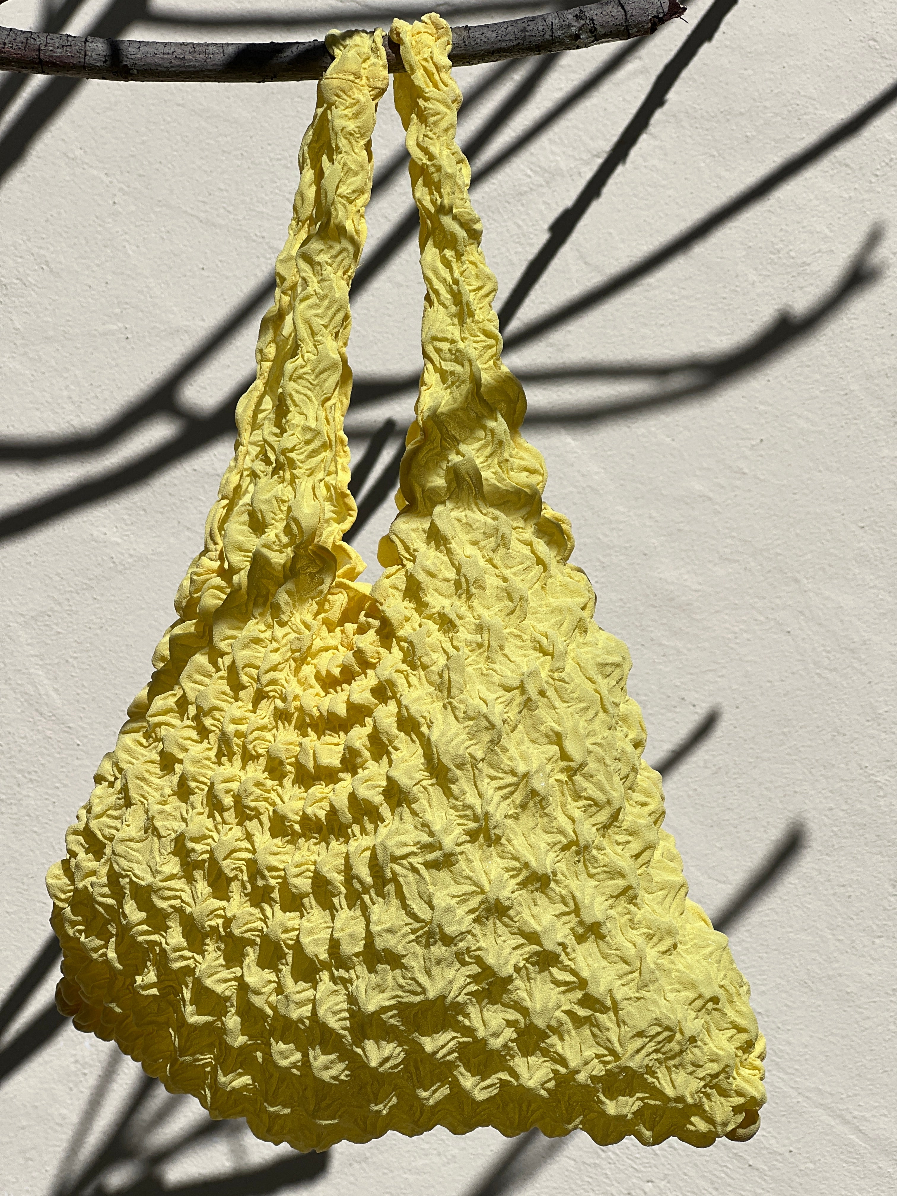 Future Nomads Bags Chiffon Bubble Bag Yellow