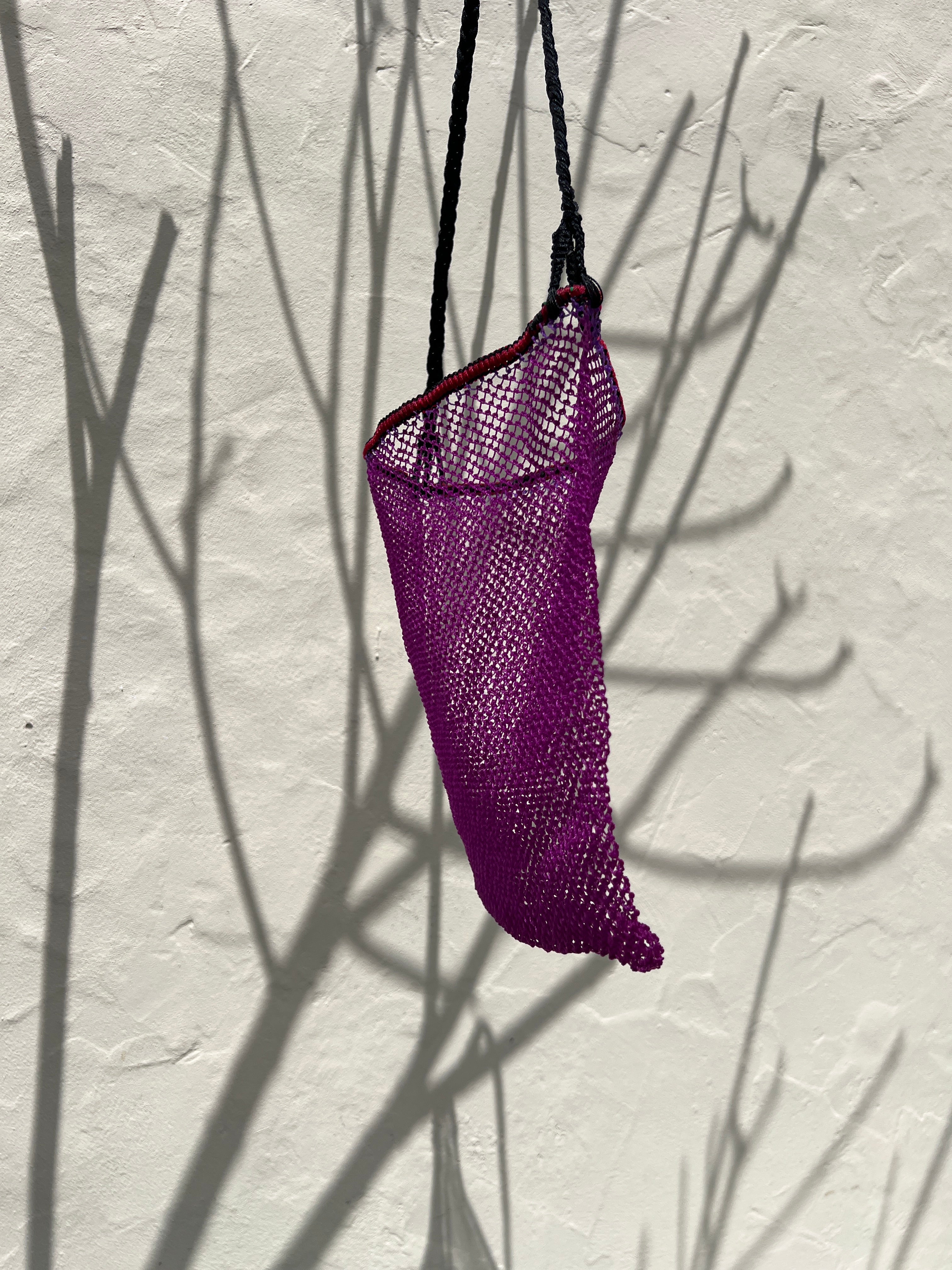 Future Nomads Bags Handmade Nylon Bag Purple