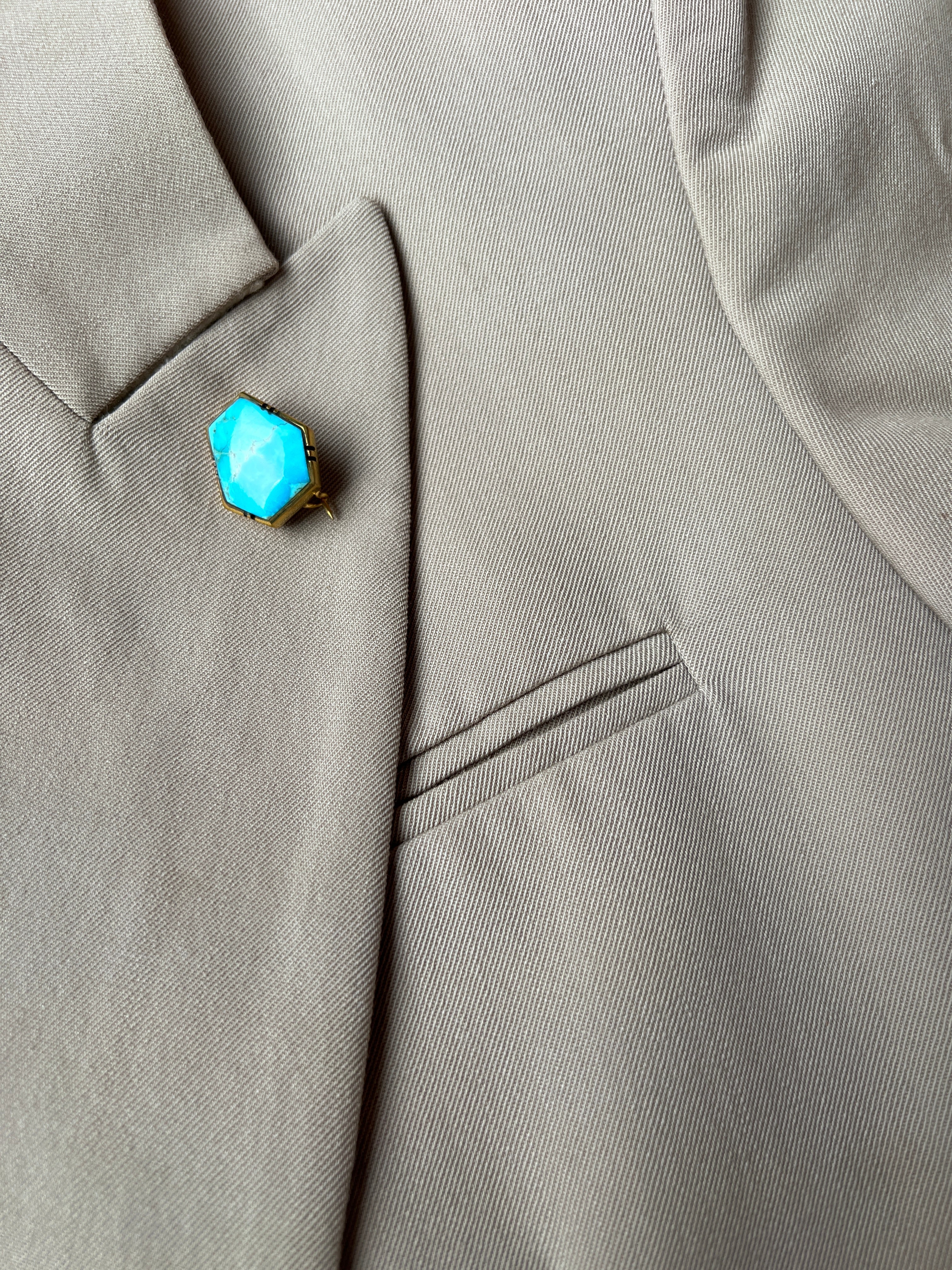 Future Nomads Brooches Turquoise Brooch