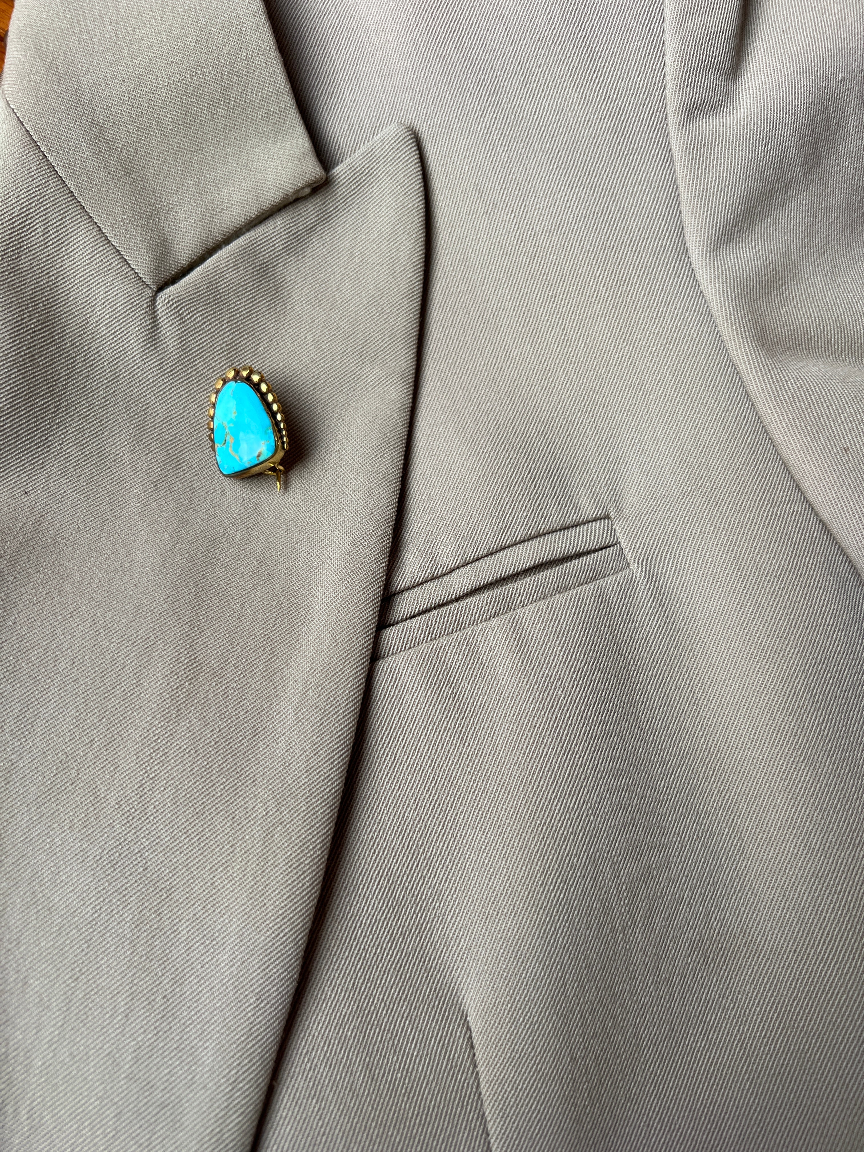 Future Nomads Brooches Turquoise Brooch