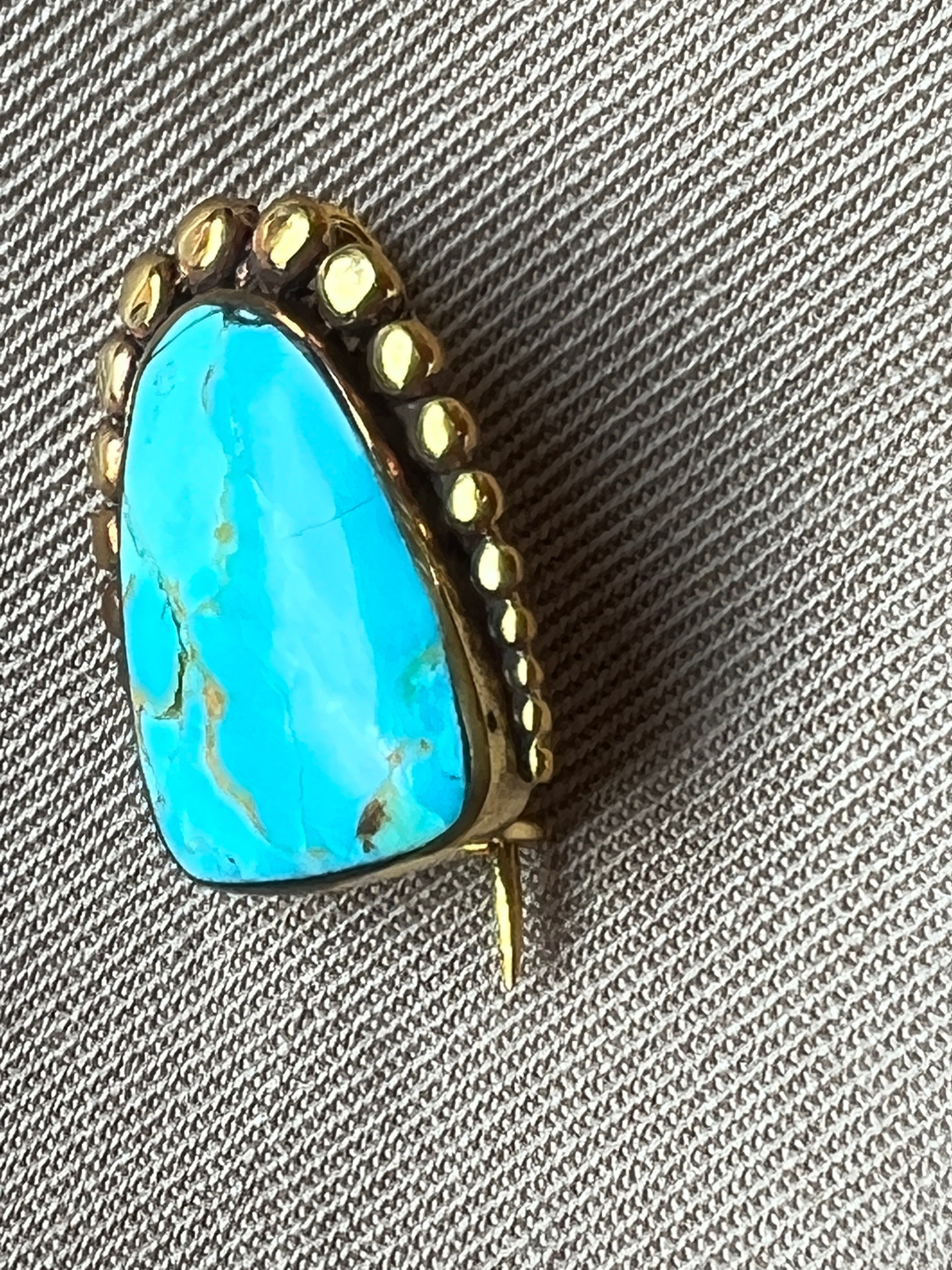 Future Nomads Brooches Turquoise Brooch Arch