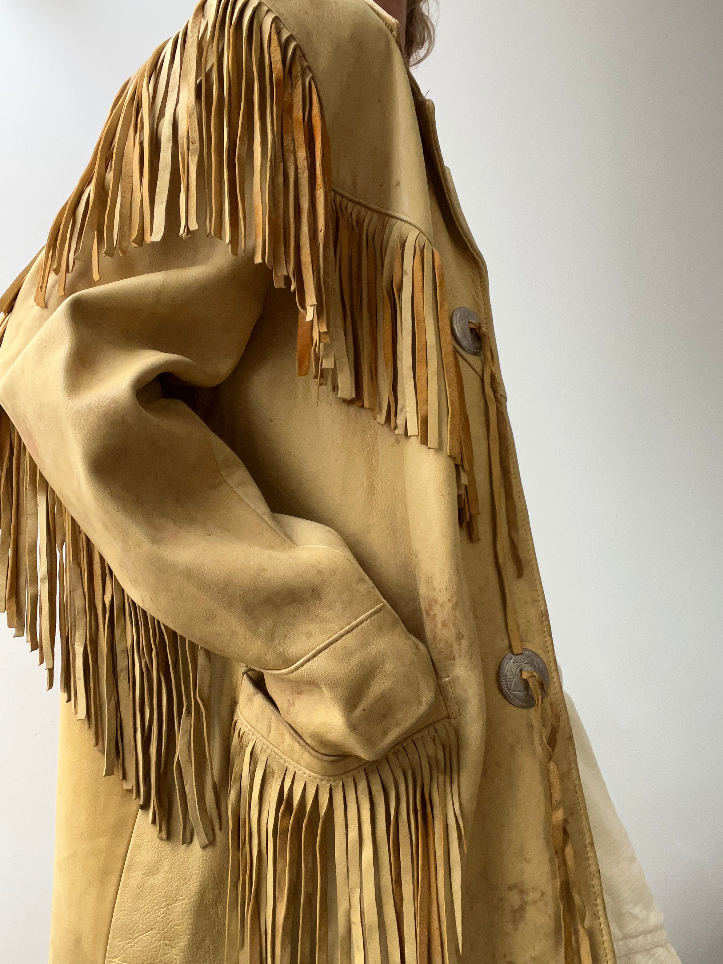Vintage tassel jacket deals