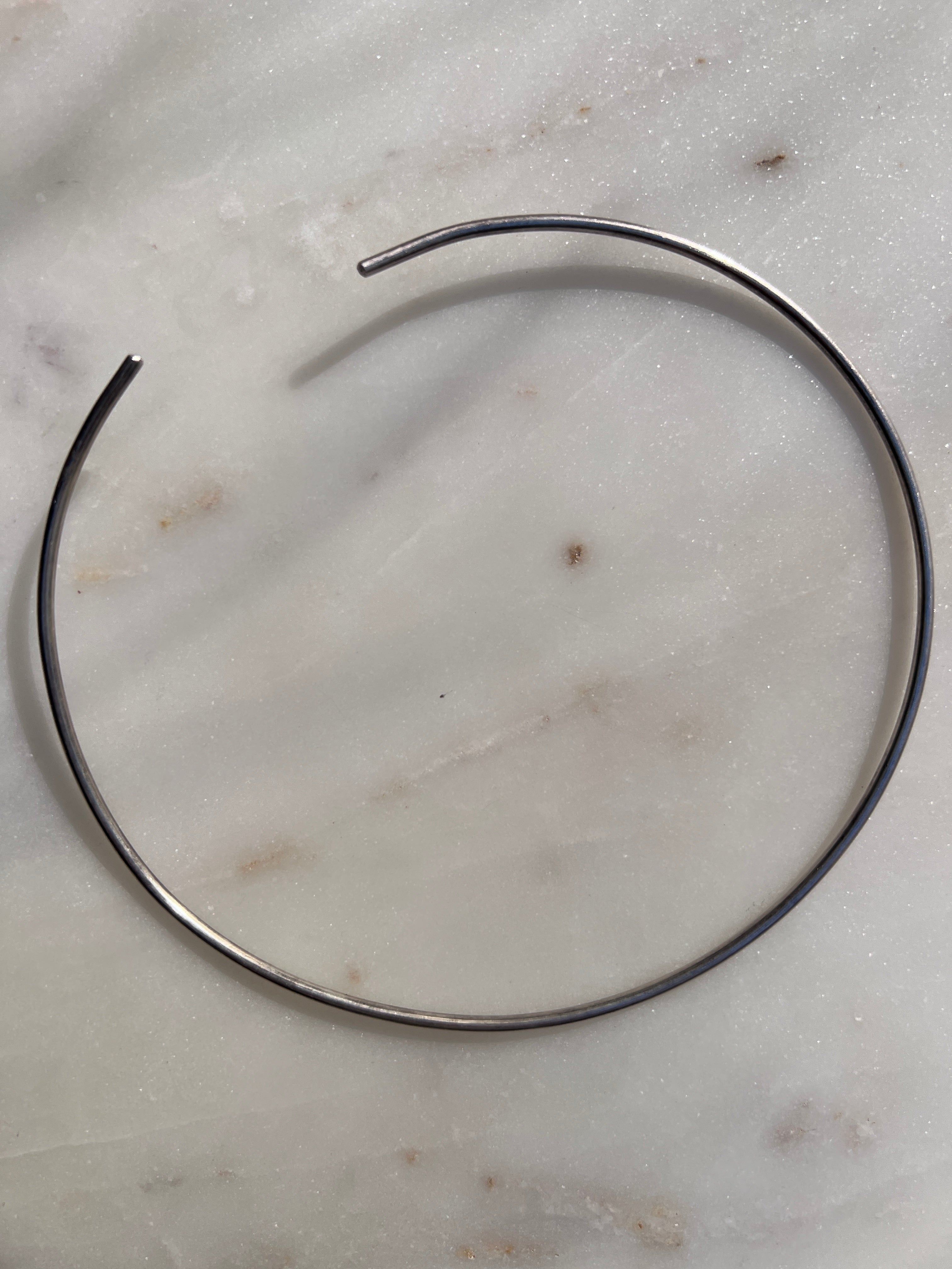 Future Nomads Necklaces Plain Silver Choker