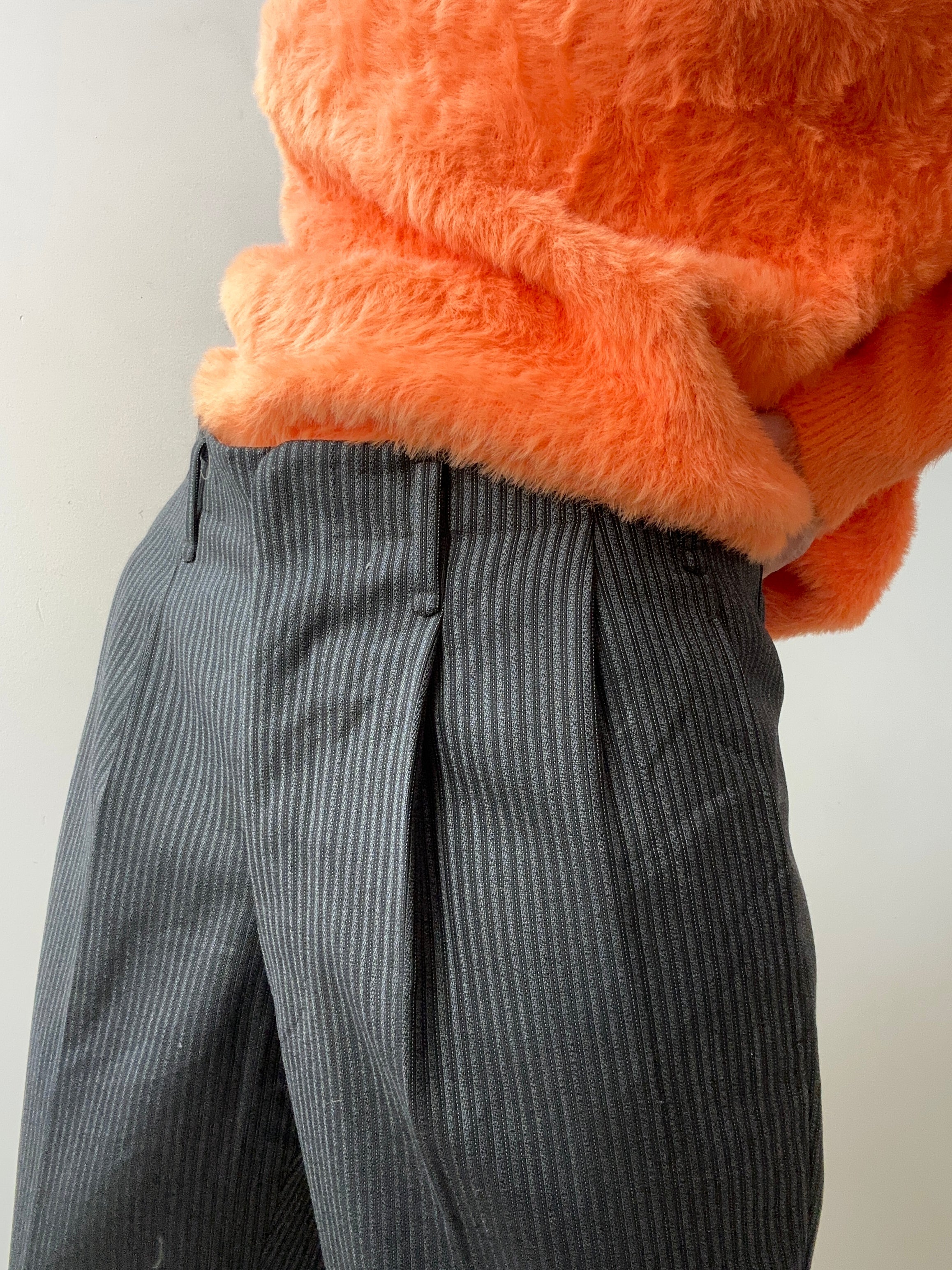 Future Nomads Pants Med-Large Japan Vintage Pants Navy Pinstripe