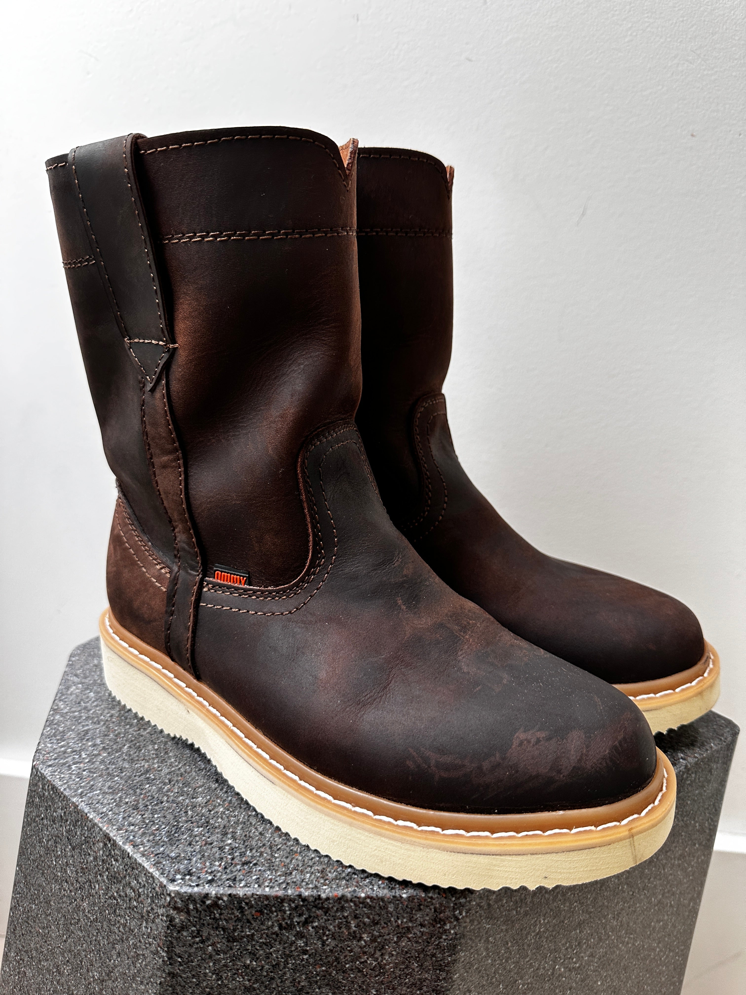 Future Nomads Shoes Mexican Work Boots Brown
