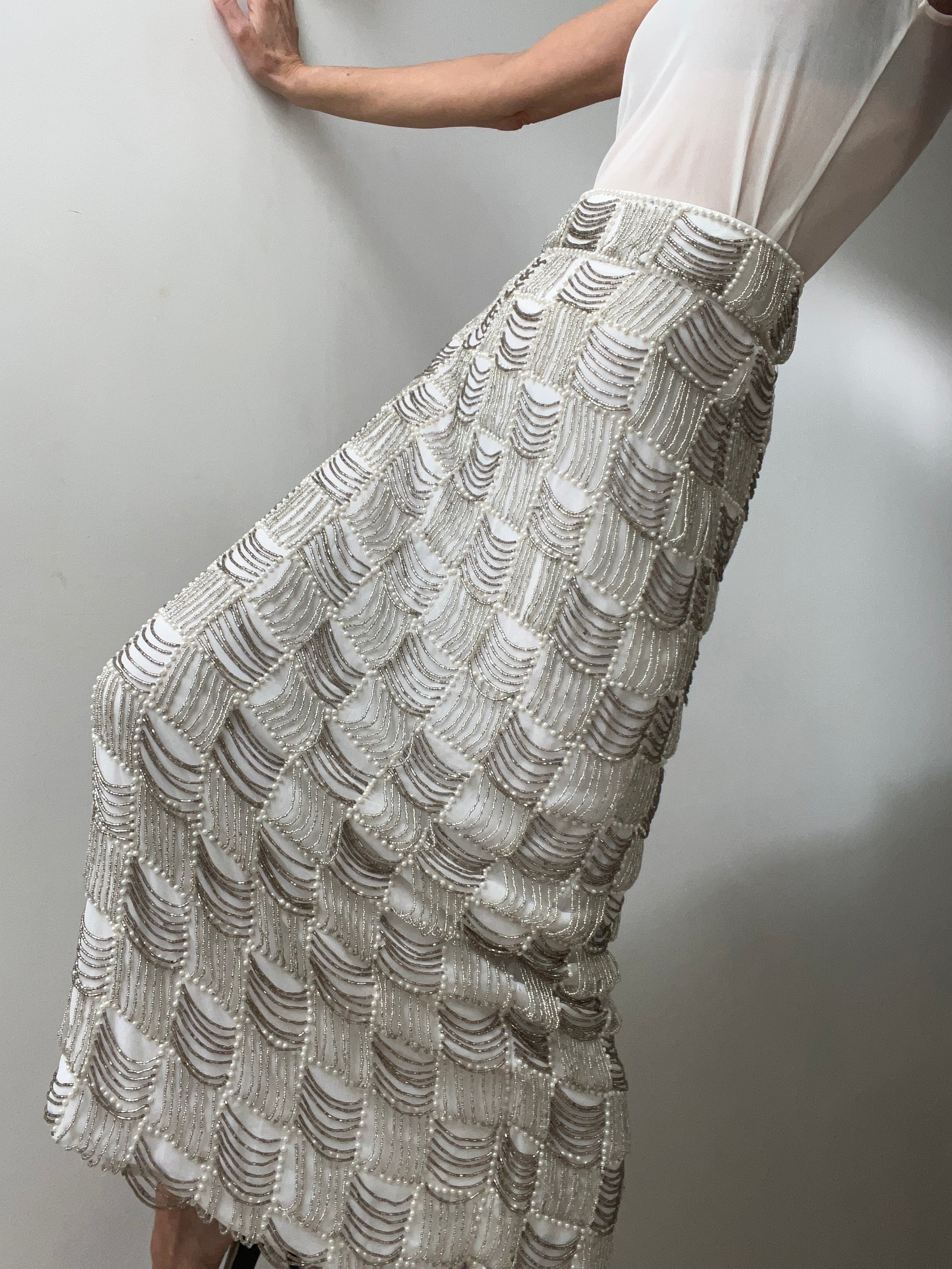 Vintage sequin skirt store