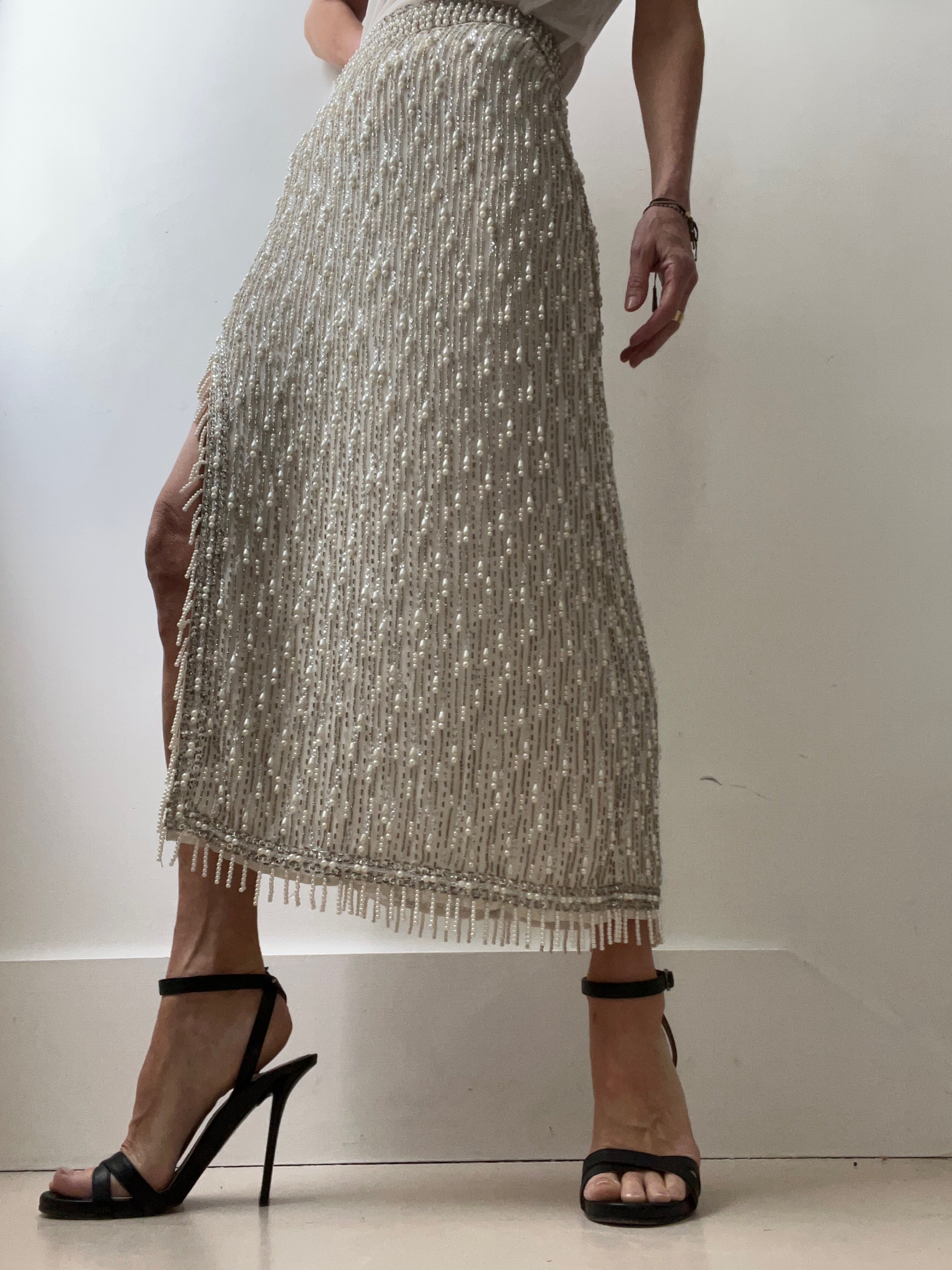 Sequin maxi shop skirt vintage
