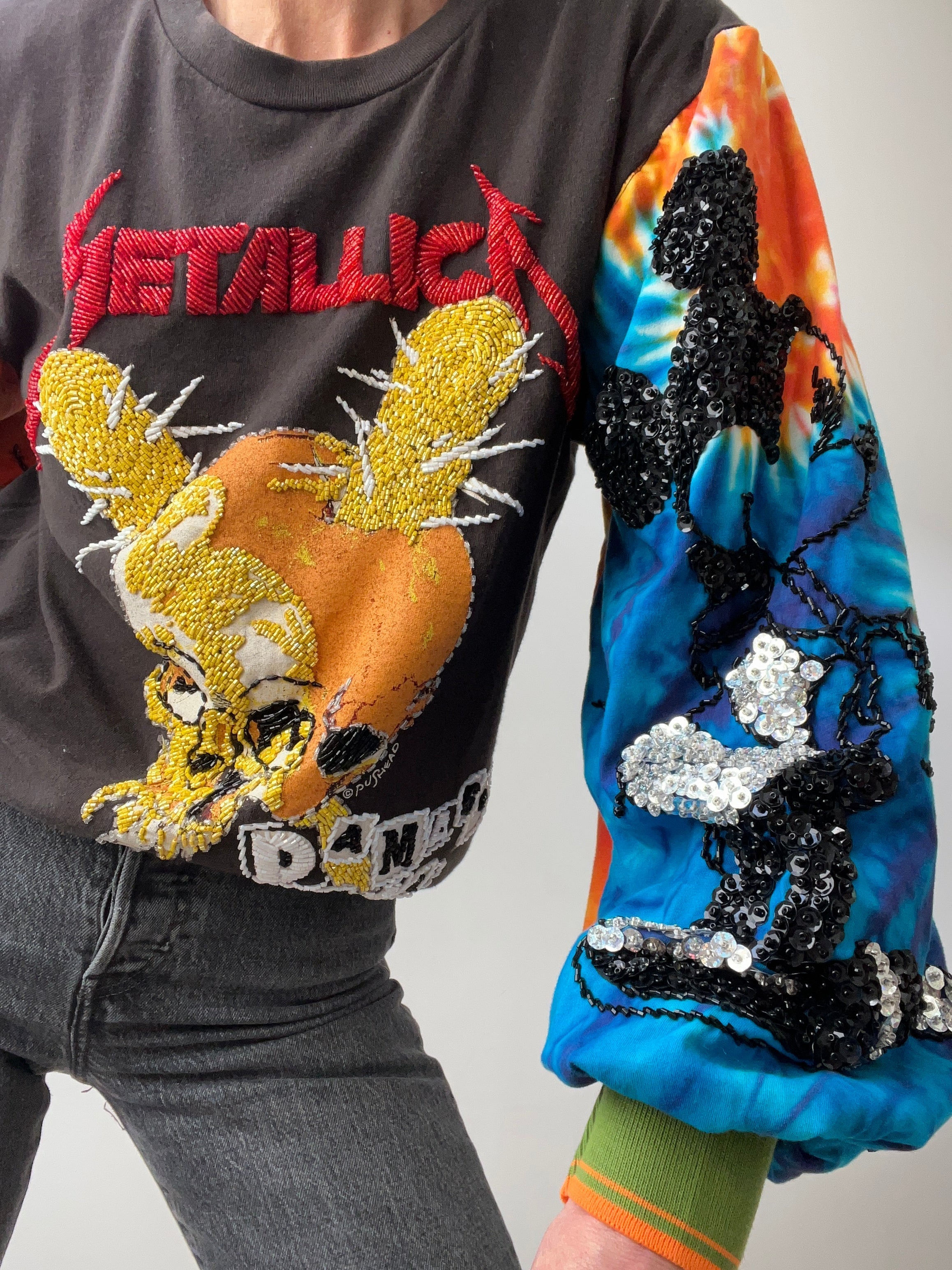 Remade Metallica Skull Tee Jetsetbohemian