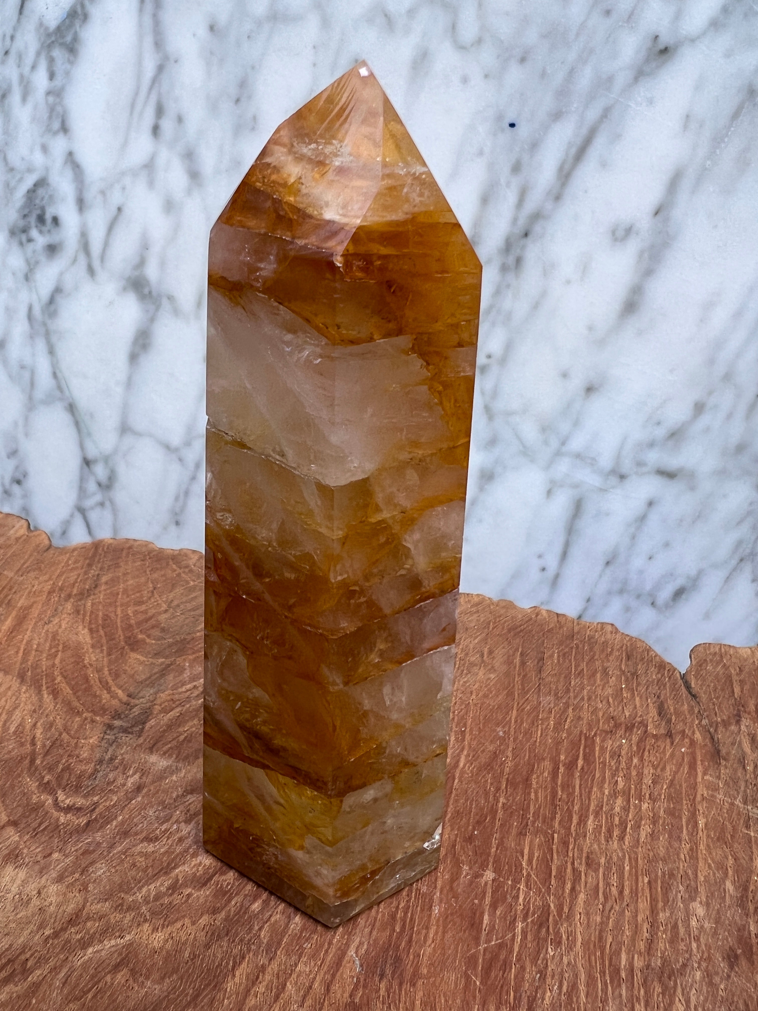 Not specified Crystals Gold Golden Quartz Point
