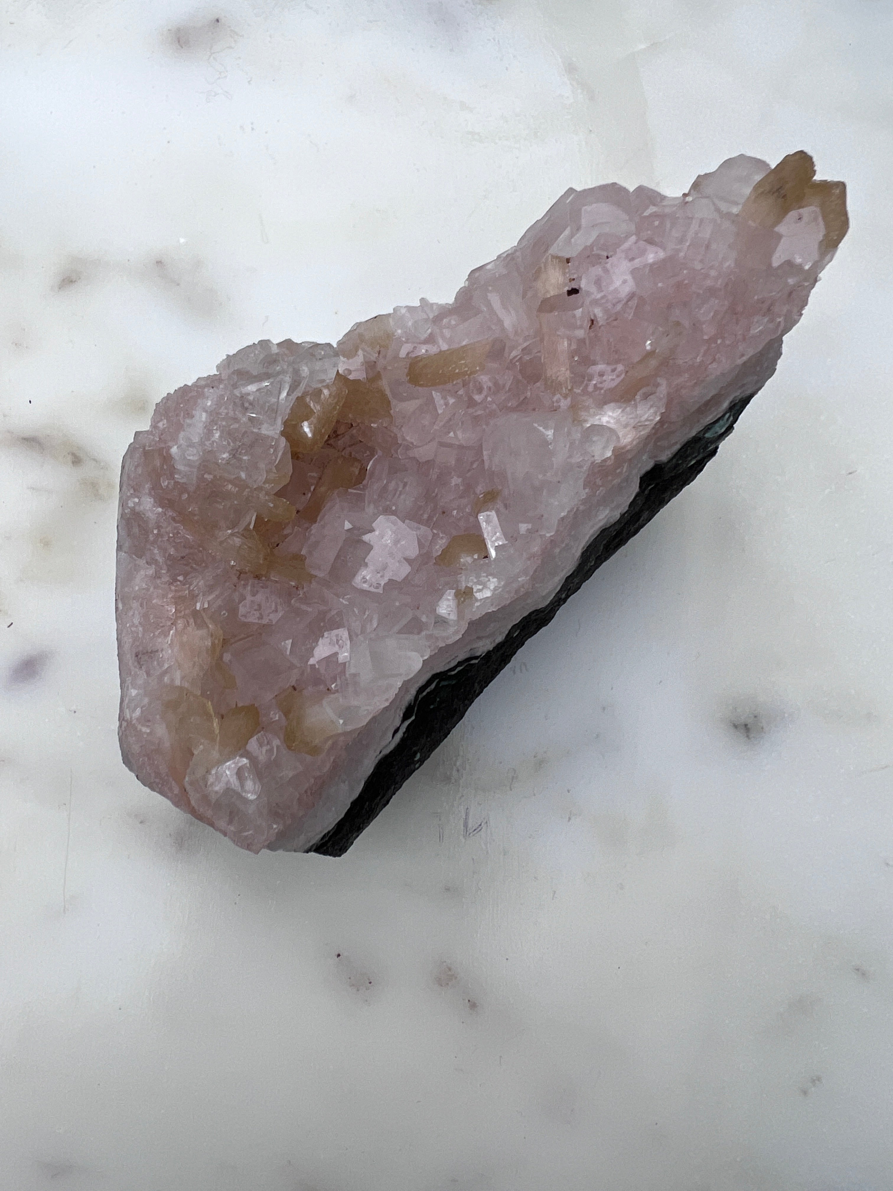 Not specified Crystals Light Pink, Grey & Yellow Zeolite 11