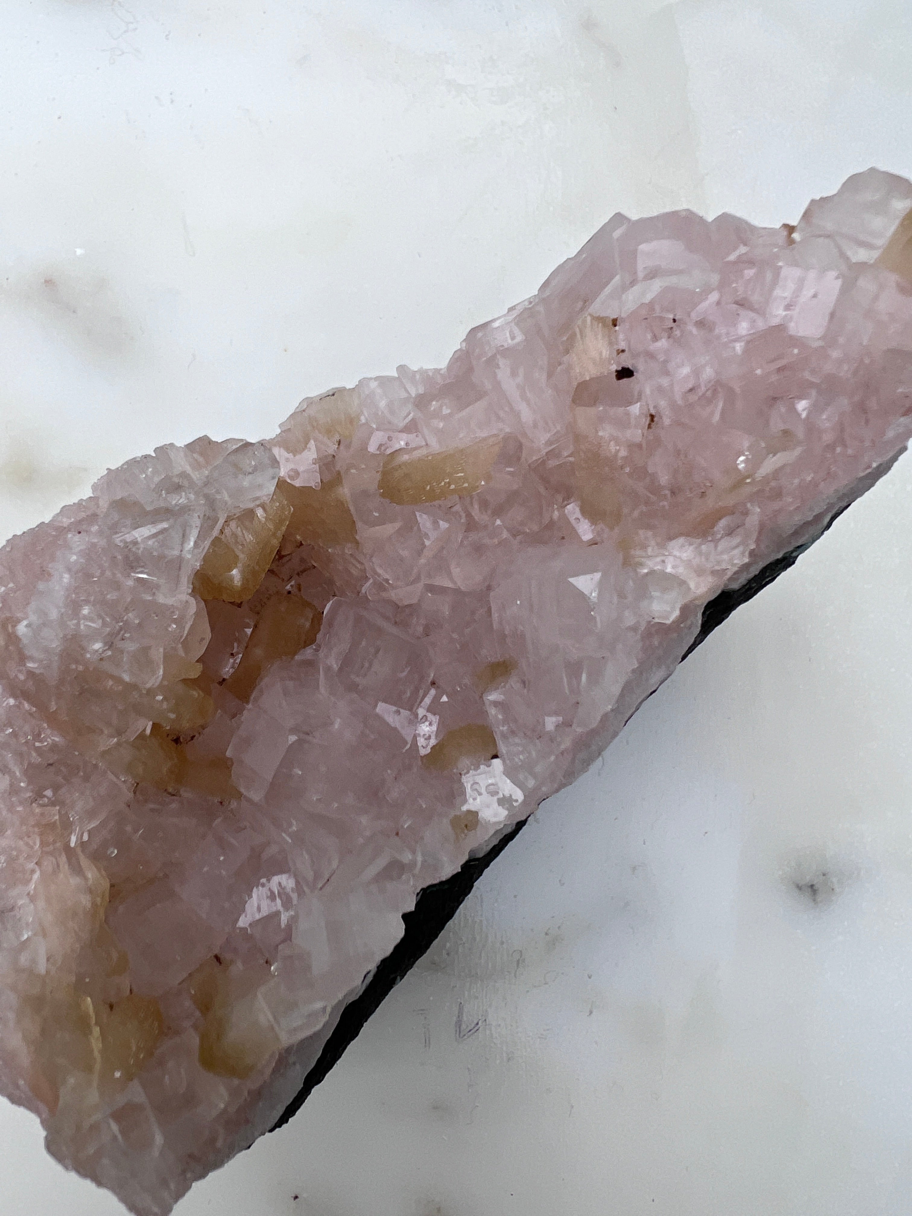 Not specified Crystals Light Pink, Grey & Yellow Zeolite 11