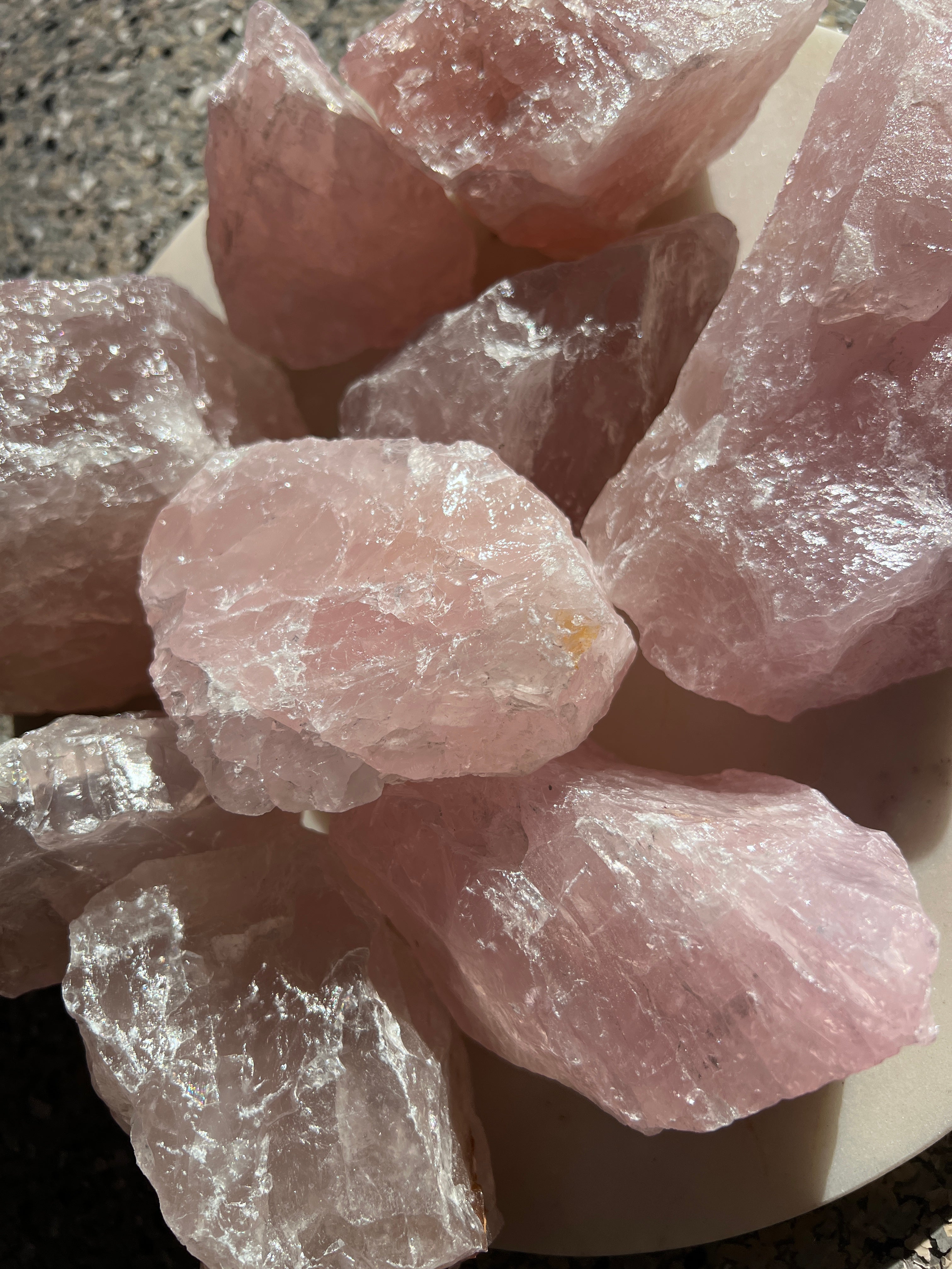 Not specified Crystals Medium Rose Quartz Organic Pieces