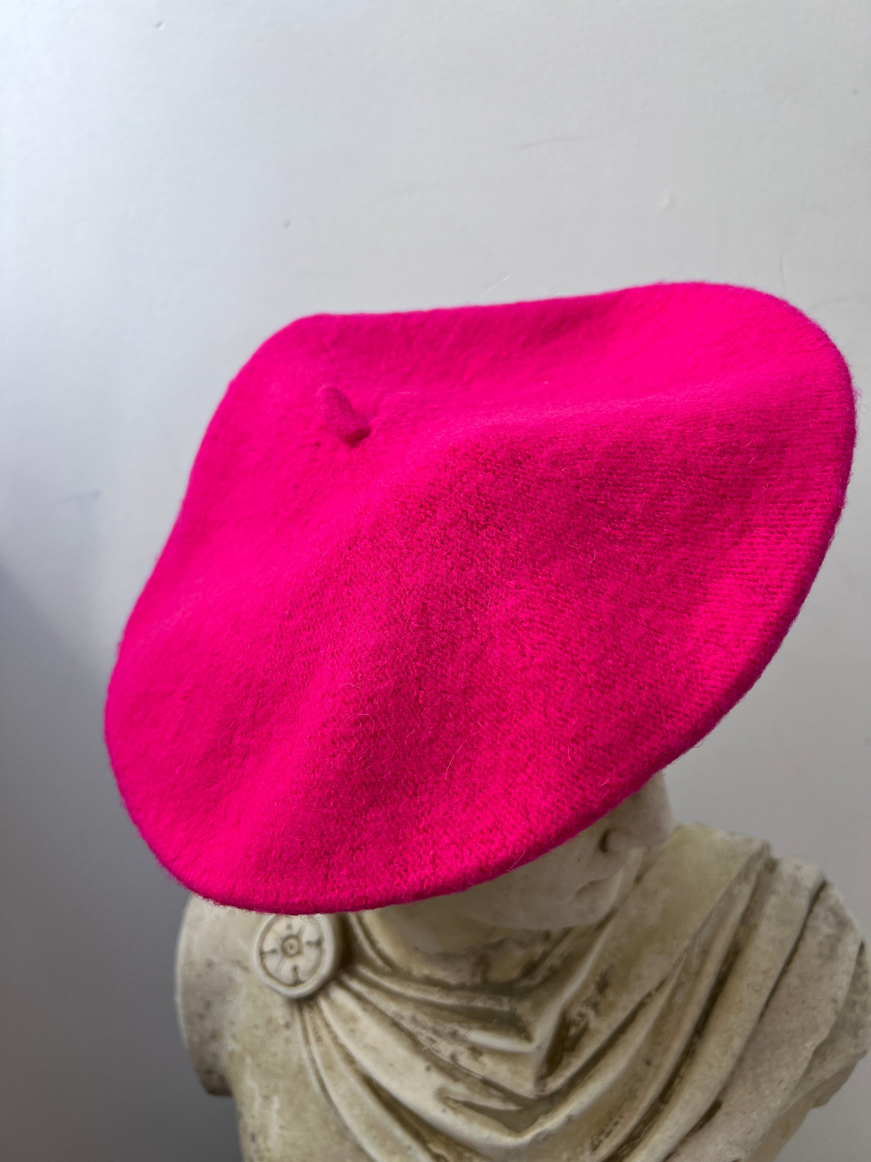 Not specified Hats One Size French Beret Hat Hot Pink