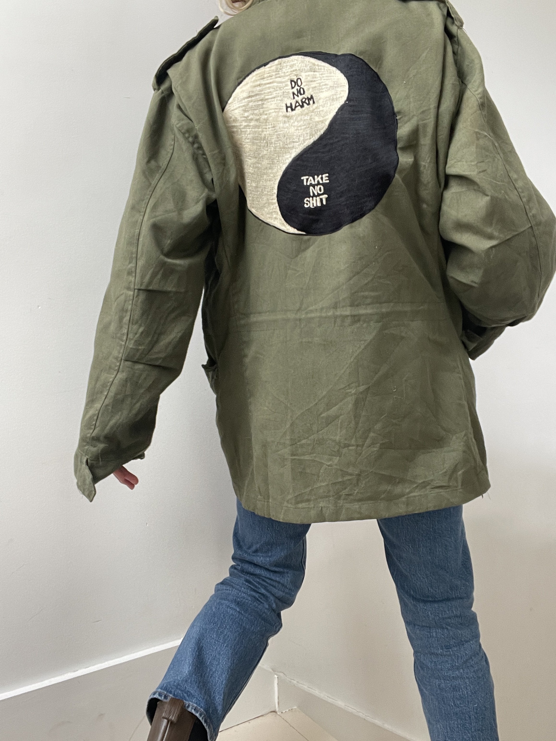 Not specified Jackets Large Yin Yang Army Jacket 223