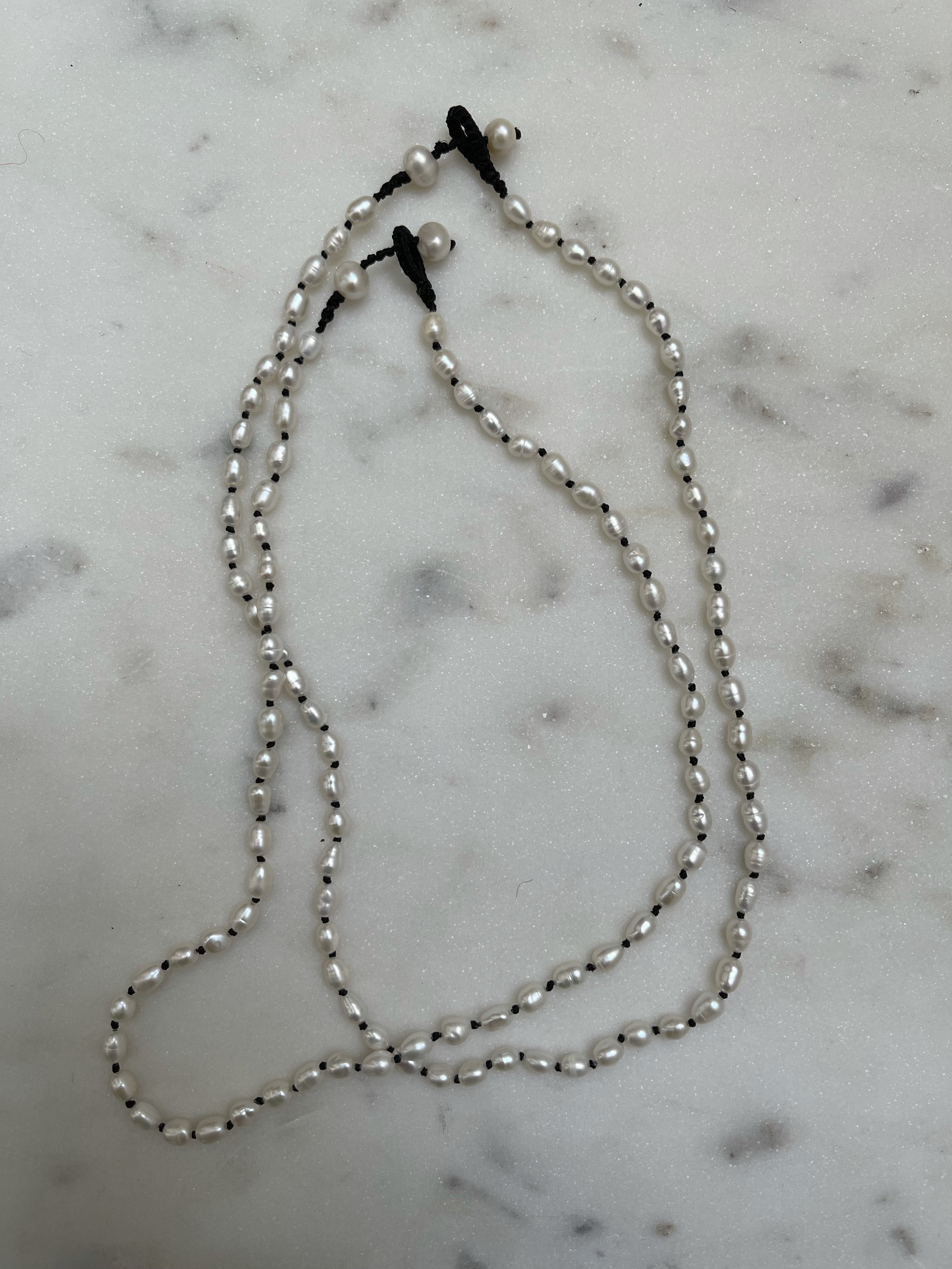 Not specified Necklaces Hand Knotted Pearl Necklace