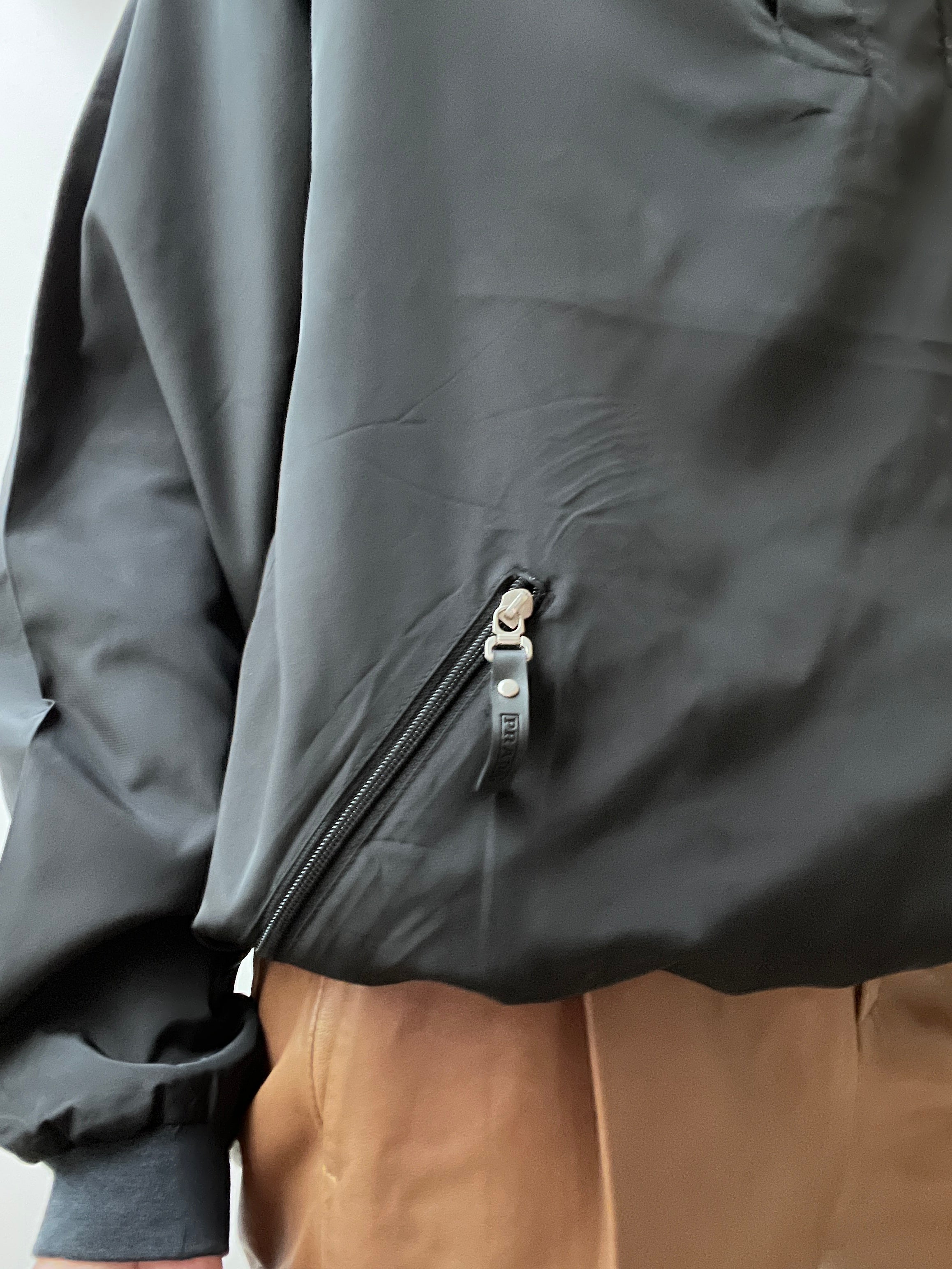 Prada Jackets Medium-Large Black Sports Parka