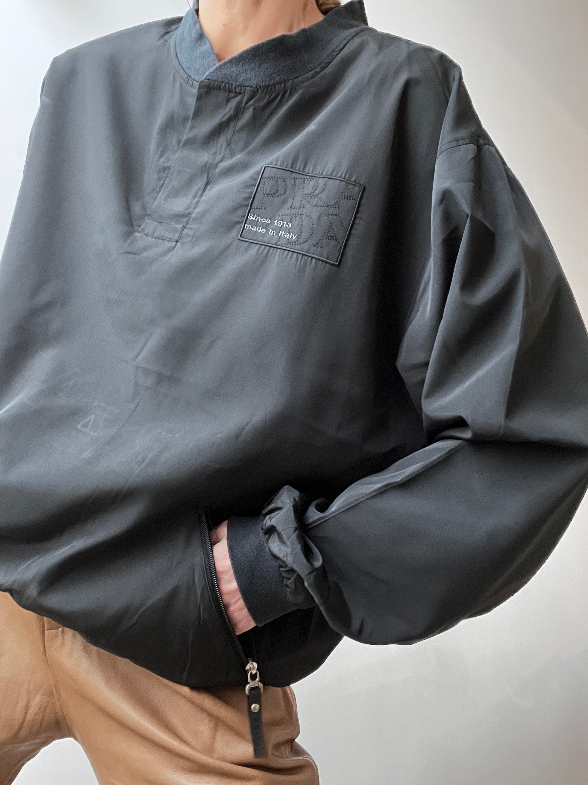 Prada Jackets Medium-Large Black Sports Parka