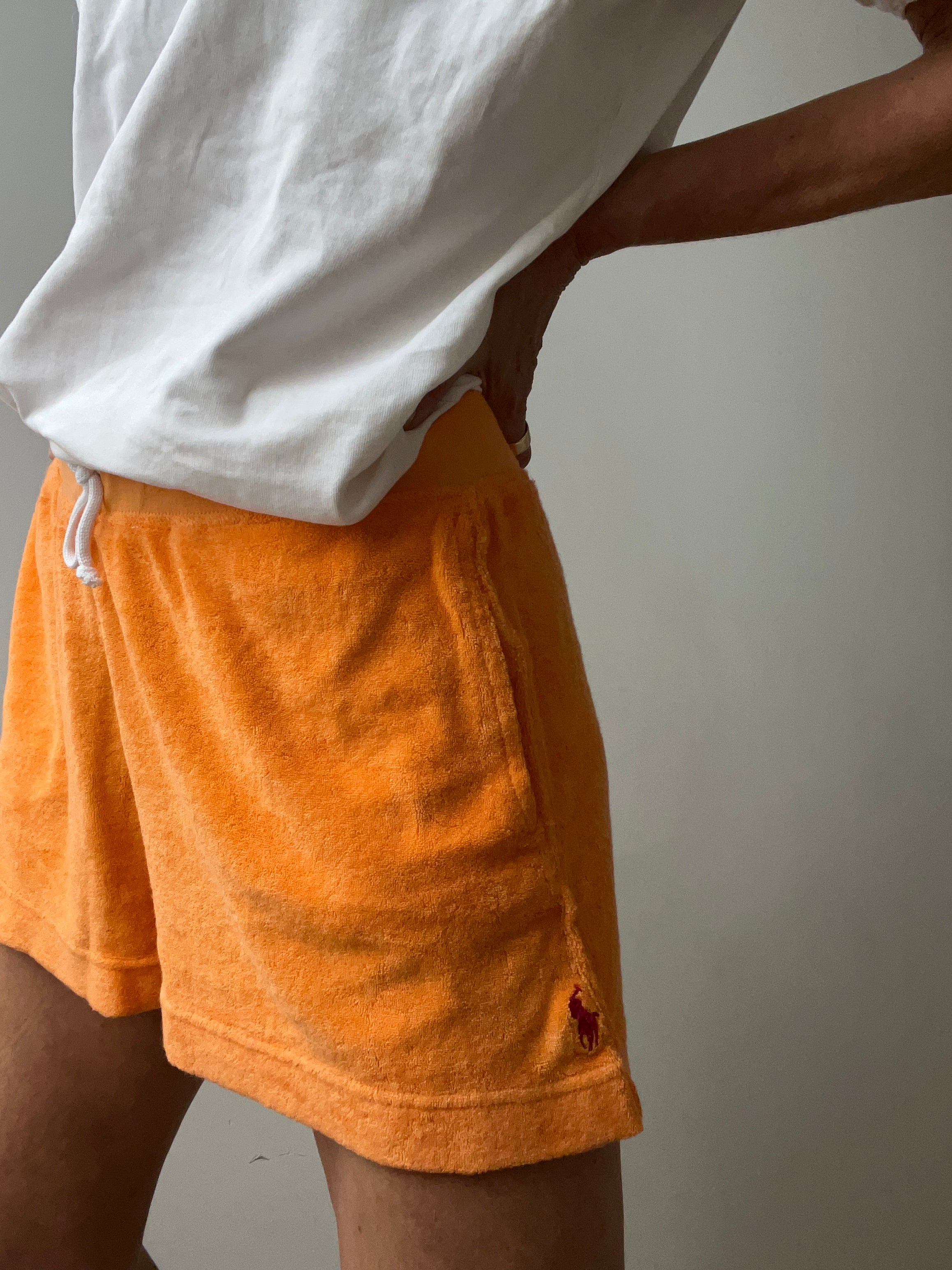 Ralph Lauren Shorts Ralph Lauren Terry Towelling Shorts Orange