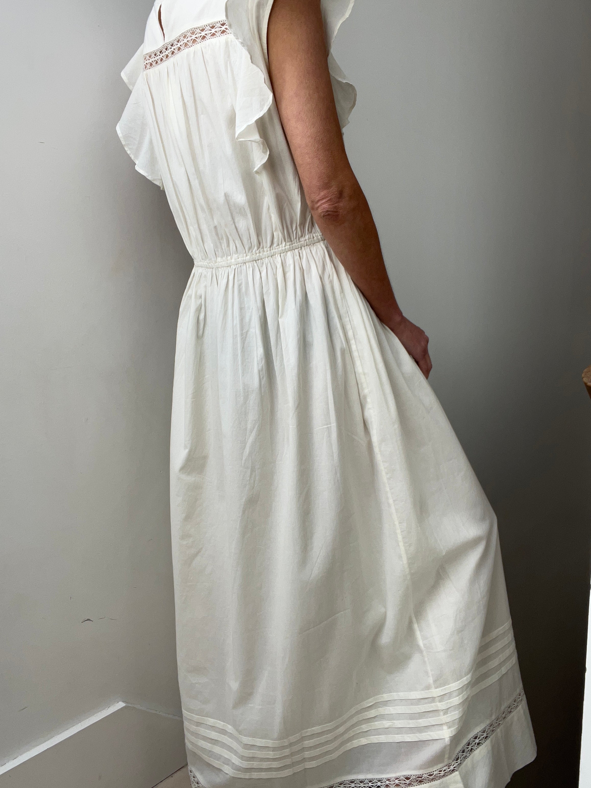 Skall Studio Dresses Skall Studio Olive Long Dress Vanilla