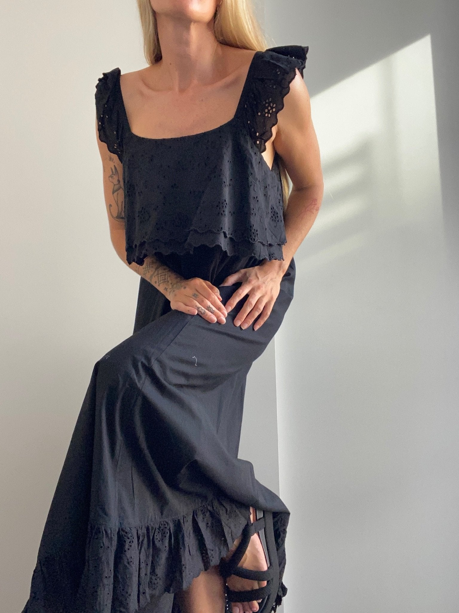 Skall Studio Dresses Skall Studio Uma Lace Dress Black