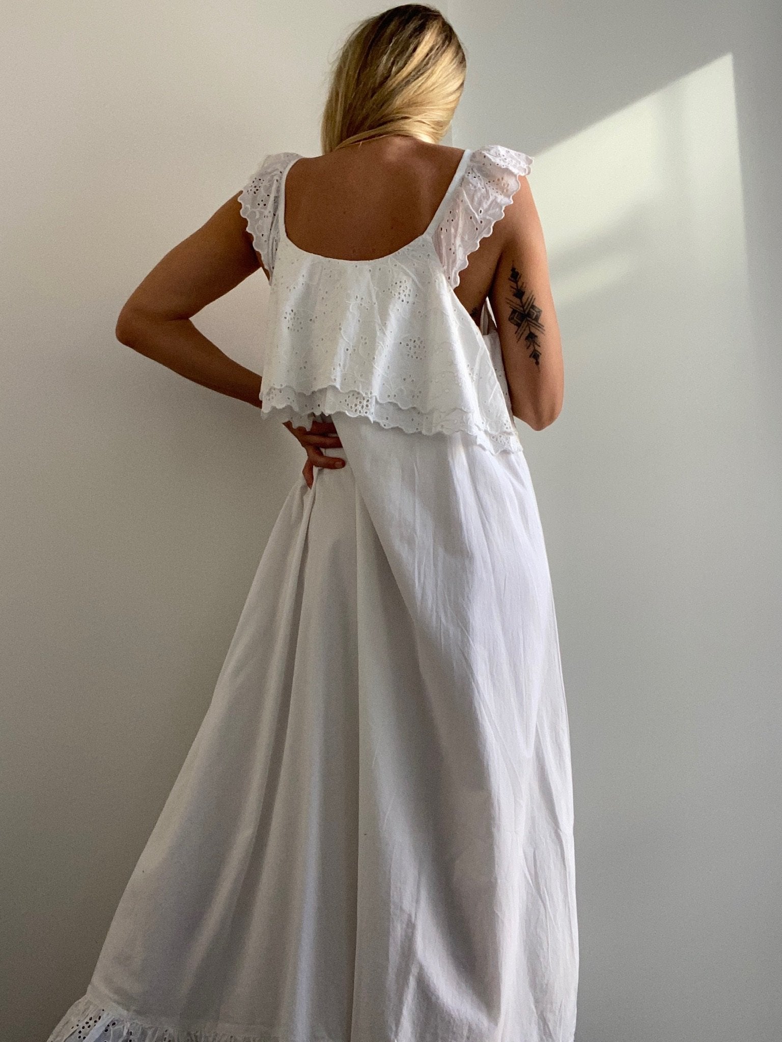 Skall Studio Dresses Skall Studio Uma Lace Dress White