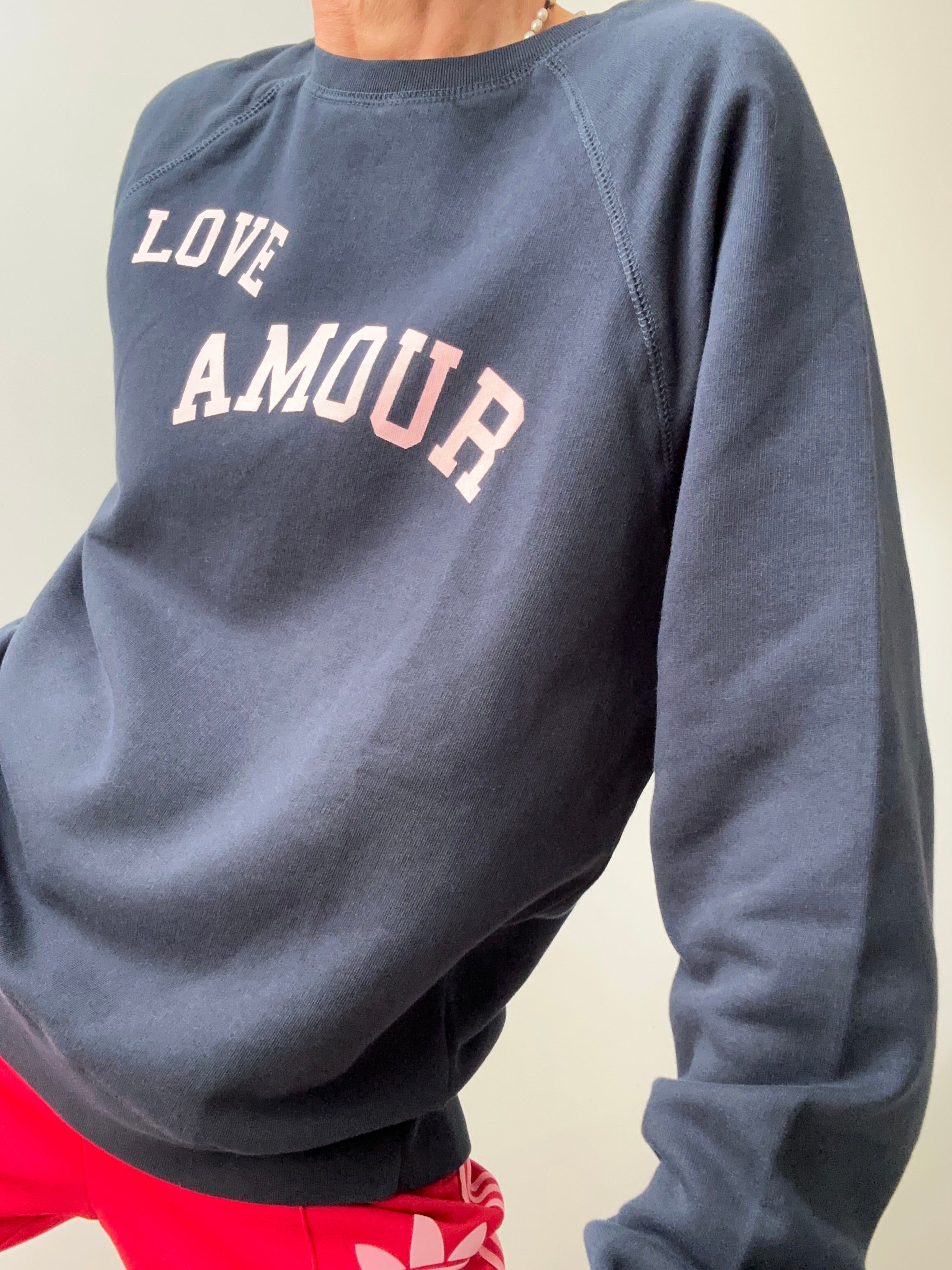 Zadig + Voltaire Sweatshirts Zadig & Voltaire Love Amour Sweatshirt Navy