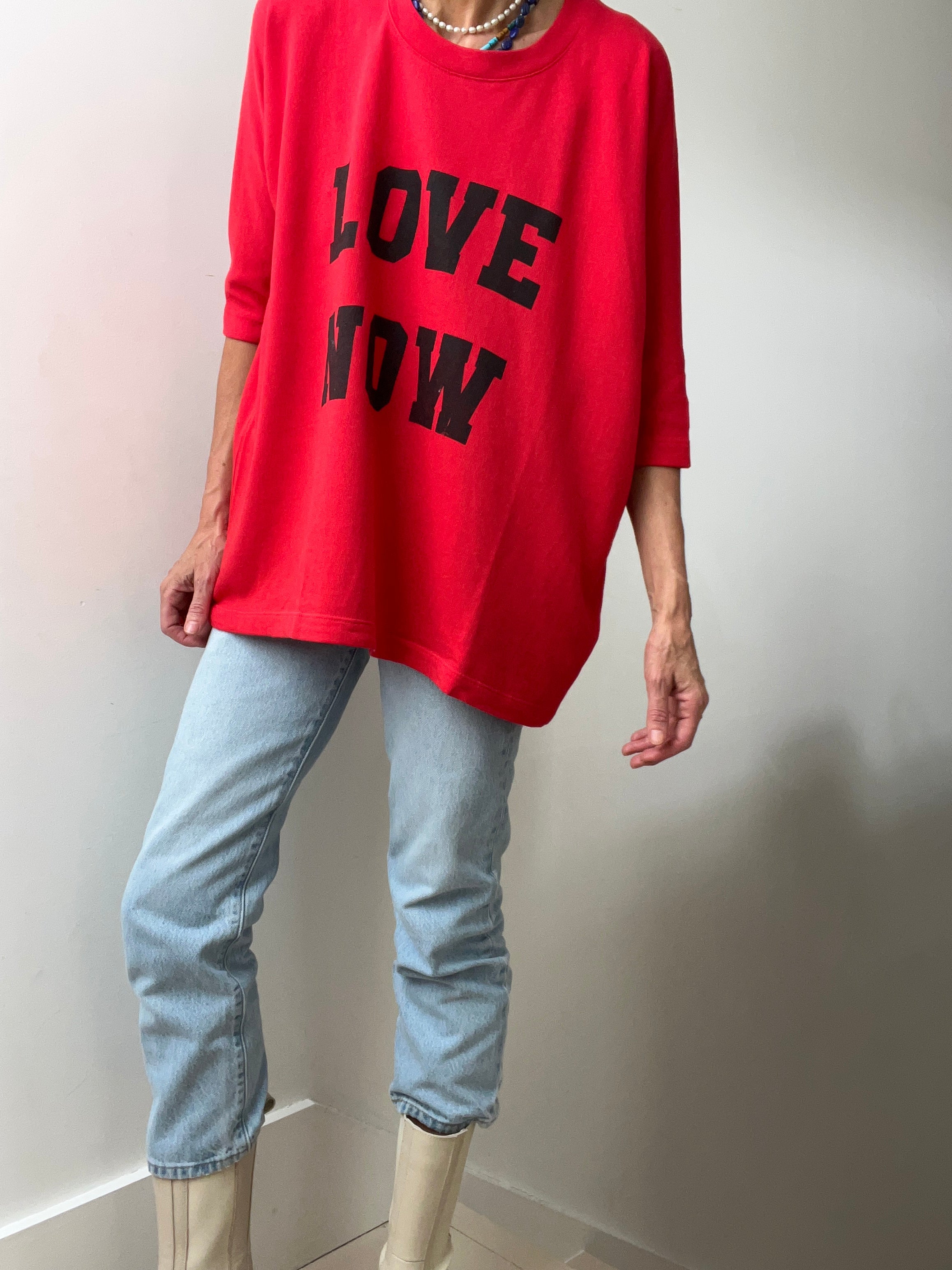 Zadig + Voltaire Sweatshirts Zadig & Voltaire Portland Love Now Sweatshirt Red