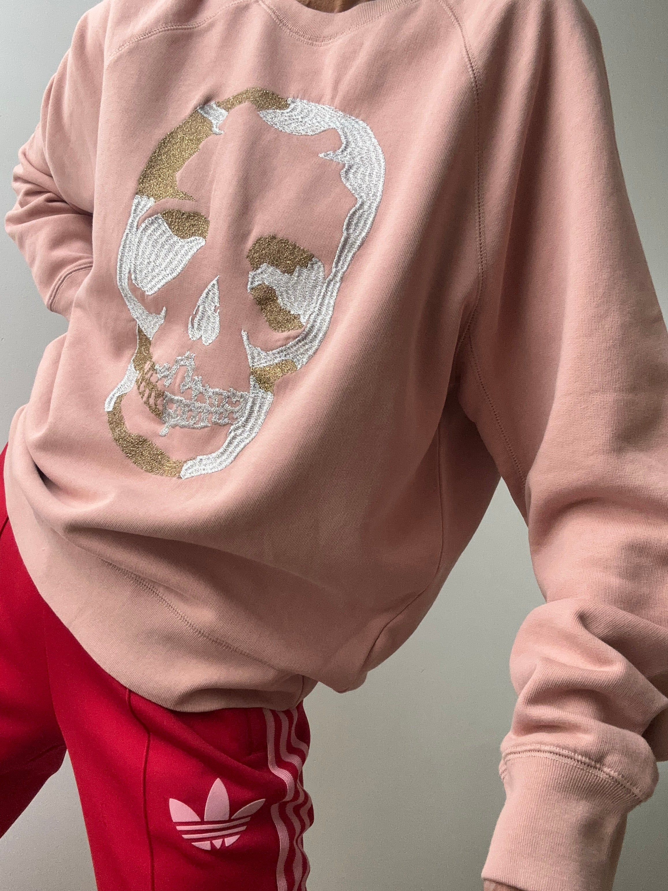 Zadig u0026 Voltaire Skull Sweatshirt Blush | Jetsetbohemian