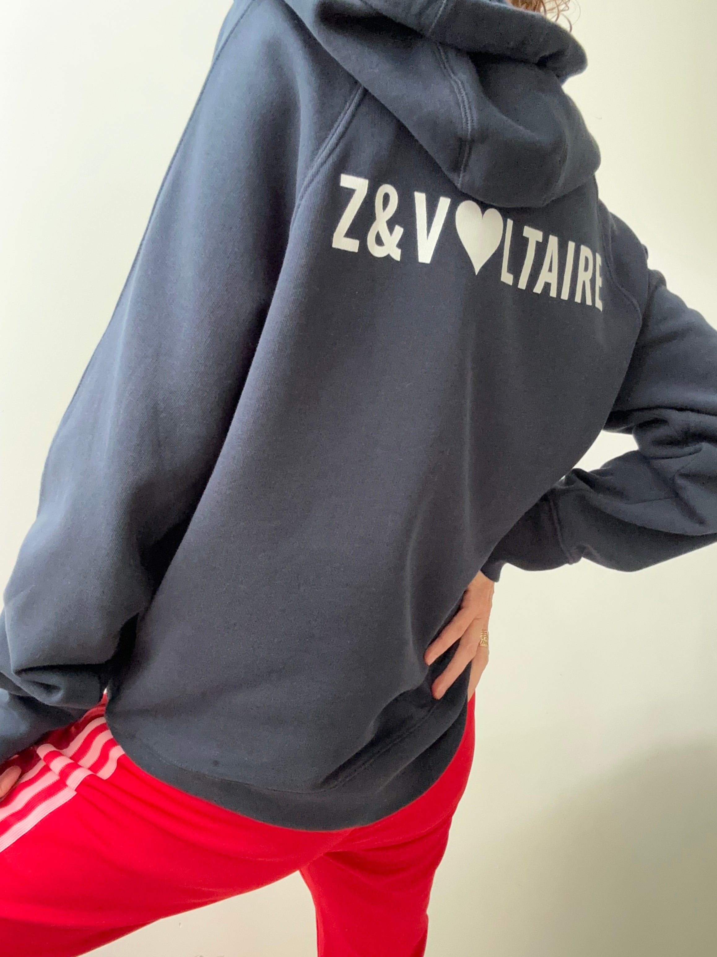 Zadig + Voltaire Sweatshirts Zadig & Voltaire Z&V Hoodie Navy